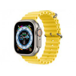 APPLE Watch Ultra GPS + Cellular 49mm Titanium Case with Yellow Ocean Band